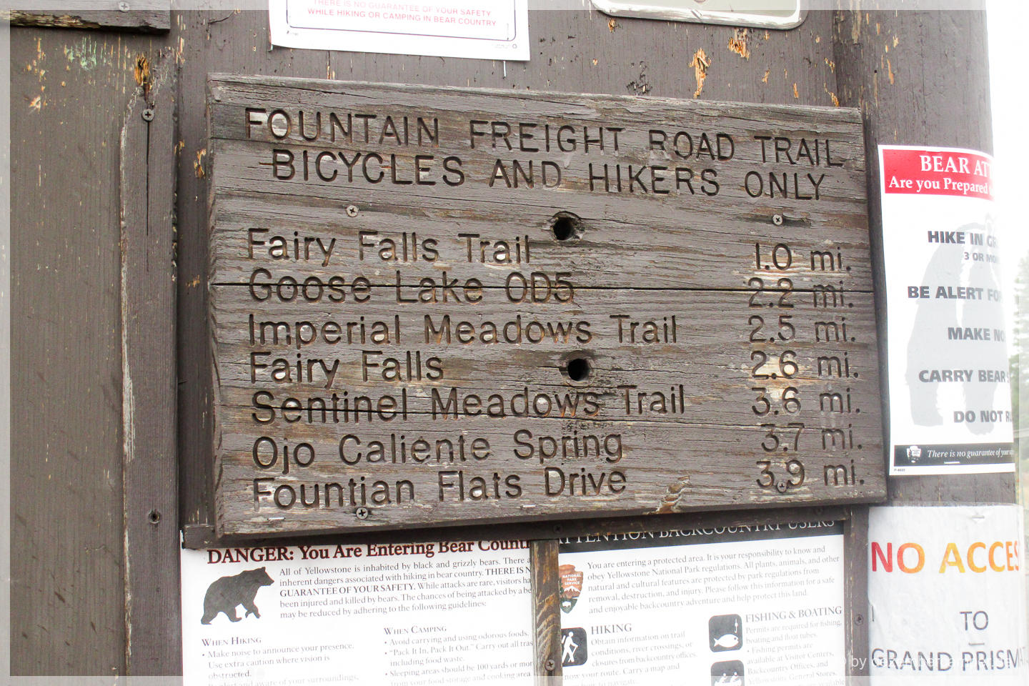 Yellowstone NP - Fairy Falls Trail