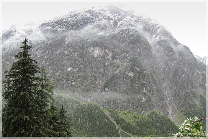 aus Regen wird Schnee