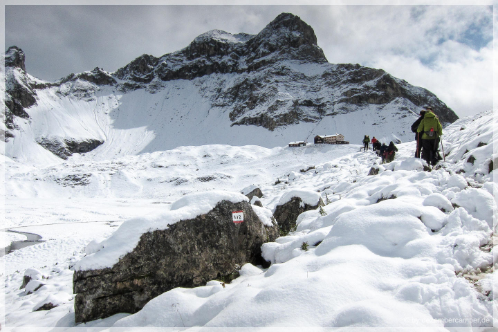 Blick zur Memminger Hütte