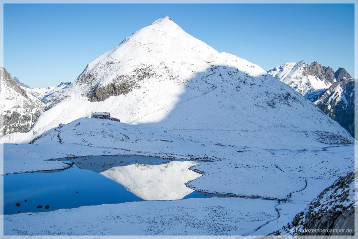 Blick zurück zur Memminger Hütte