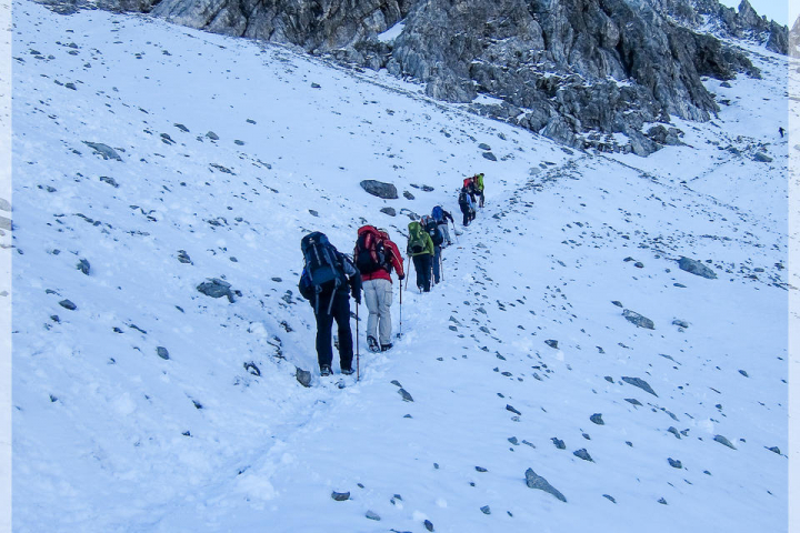 Aufstieg zur Seescharte