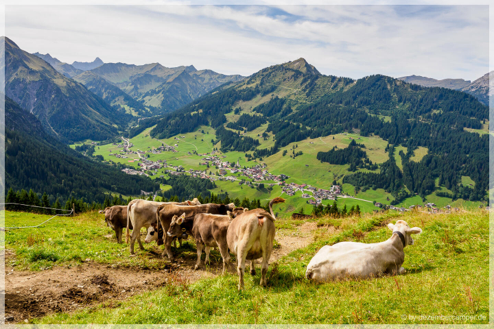 Blick ins Kleinwalsertal